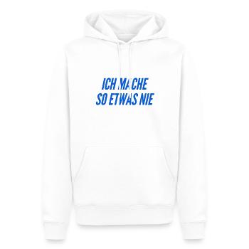 ohne mich - Männer Premium Bio Hoodie - Weiß - Vorne - Nico (187cm)