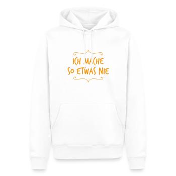 nicht mit mir - Männer Premium Bio Hoodie - Weiß - Vorne - Nico (187cm)