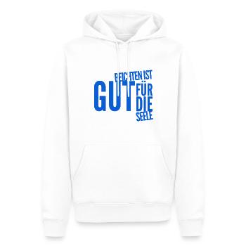 beichten tut gut - Männer Premium Bio Hoodie - Weiß - Vorne - Nico (187cm)