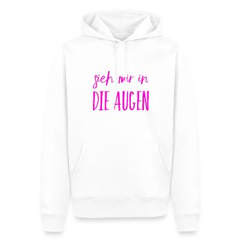 ich steh auf dich - Männer Premium Bio Hoodie - Weiß - Vorne - Nico (187cm)