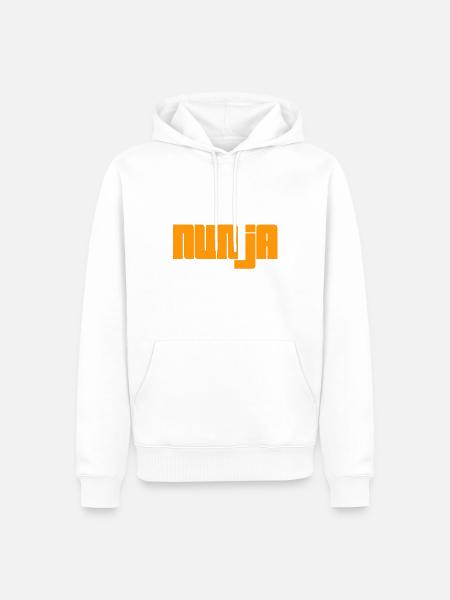 ich bin unsicher - Männer Premium Bio Hoodie - Weiß