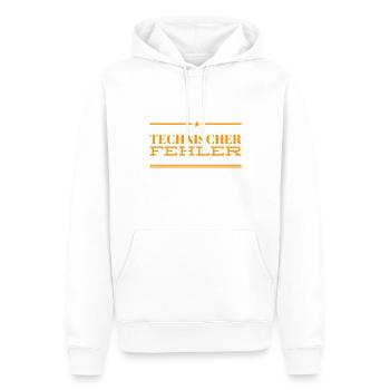 es geht nicht mehr - Männer Premium Bio Hoodie - Weiß - Vorne - Nico (187cm)