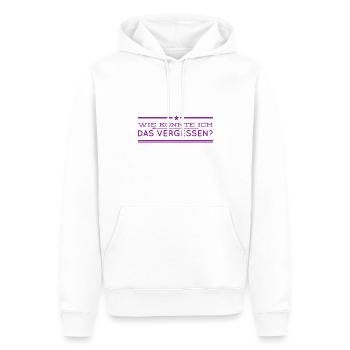 ich bin konfus - Männer Premium Bio Hoodie - Weiß - Vorne - Nico (187cm)