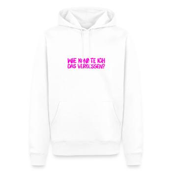 ich bin so vergesslich - Männer Premium Bio Hoodie - Weiß - Vorne - Nico (187cm)
