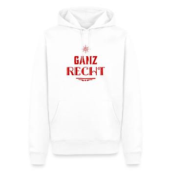 volle Zustimmung - Männer Premium Bio Hoodie - Weiß - Vorne - Nico (187cm)