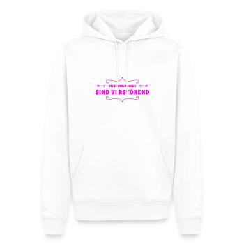 verstörende Erinnerungen - Männer Premium Bio Hoodie - Weiß - Vorne - Nico (187cm)