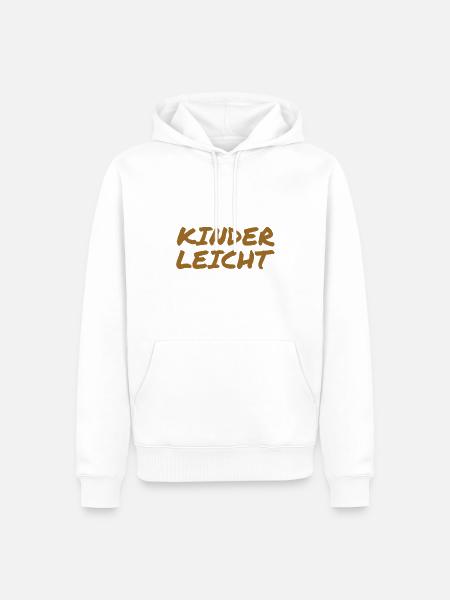 das ist ganz leicht - Männer Premium Bio Hoodie - Weiß