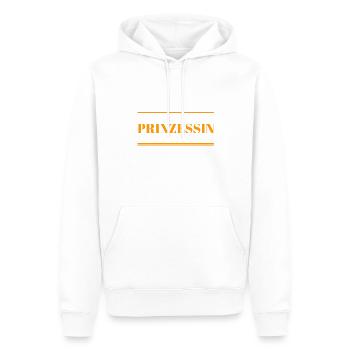 ich fühle mich wie eine Prinzessin - Männer Premium Bio Hoodie - Weiß - Vorne - Nico (187cm)