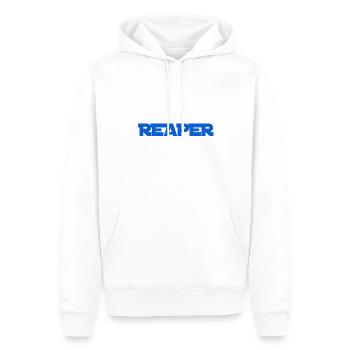 ich bin der Reaper - Männer Premium Bio Hoodie - Weiß - Vorne - Nico (187cm)