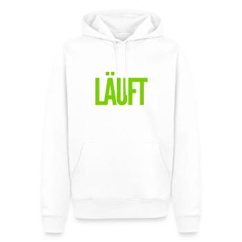 alles toll - Männer Premium Bio Hoodie - Weiß - Vorne - Nico (187cm)