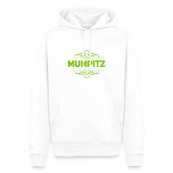 alles Quatsch - Männer Premium Bio Hoodie - Weiß - Vorne - Nico (187cm)