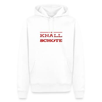 voll die Knallschote - Männer Premium Bio Hoodie - Weiß - Vorne - Nico (187cm)