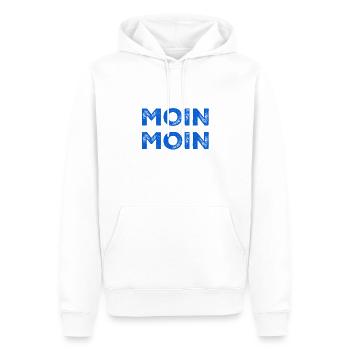 servus - Männer Premium Bio Hoodie - Weiß - Vorne - Nico (187cm)