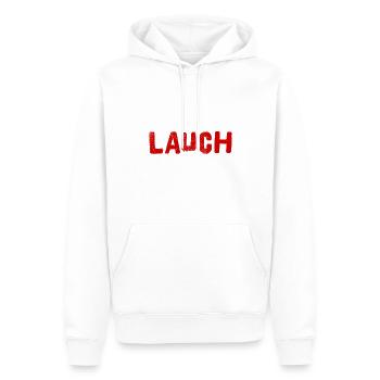 Poireau - Sweat à capuche Premium bio Homme - blanc - Devant - Nico (187cm)