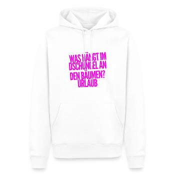 so ist der Dschungel - Männer Premium Bio Hoodie - Weiß - Vorne - Nico (187cm)