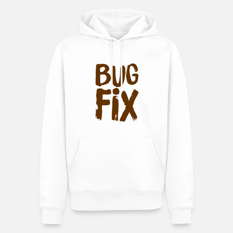Le dépannage, c’est mon truc - Sweat à capuche Premium bio Homme - blanc