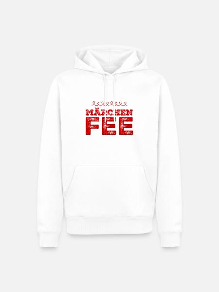 ich bin märchenhaft - Männer Premium Bio Hoodie - Weiß