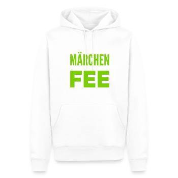 vor dir steht eine Märchenfee - Männer Premium Bio Hoodie - Weiß - Vorne - Nico (187cm)