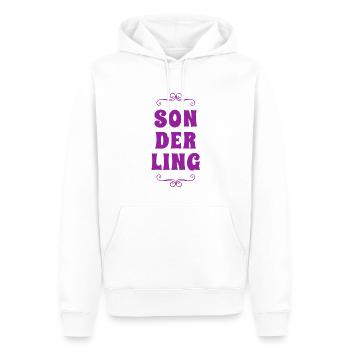 Manivelle - Sweat à capuche Premium bio Homme - blanc - Devant - Nico (187cm)