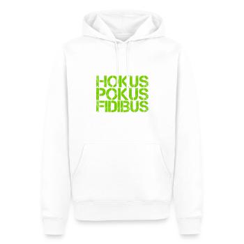 C’est magique - Sweat à capuche Premium bio Homme - blanc - Devant - Nico (187cm)