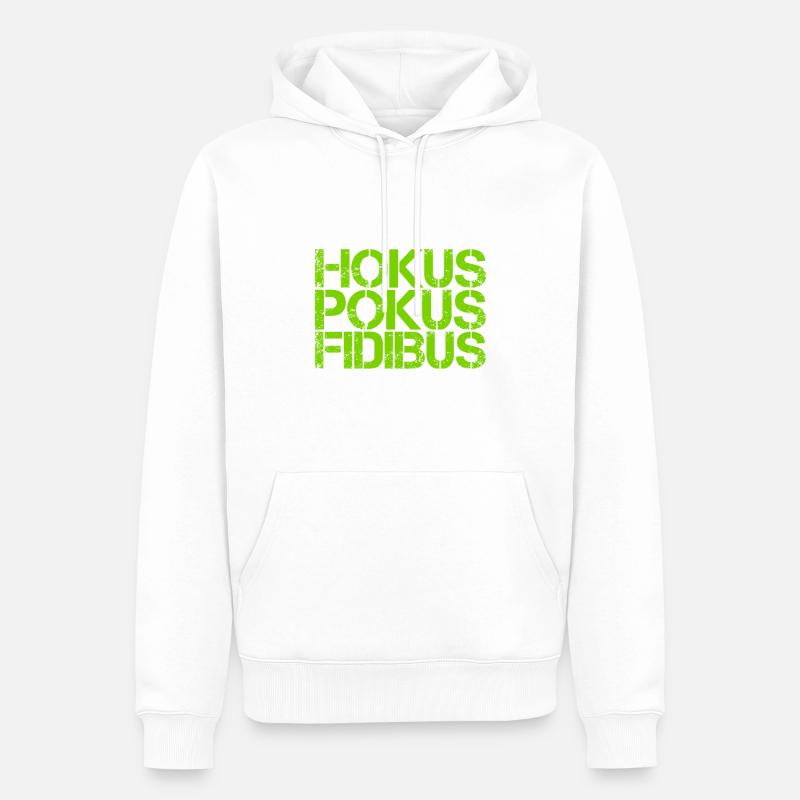 C’est magique - Sweat à capuche Premium bio Homme - blanc