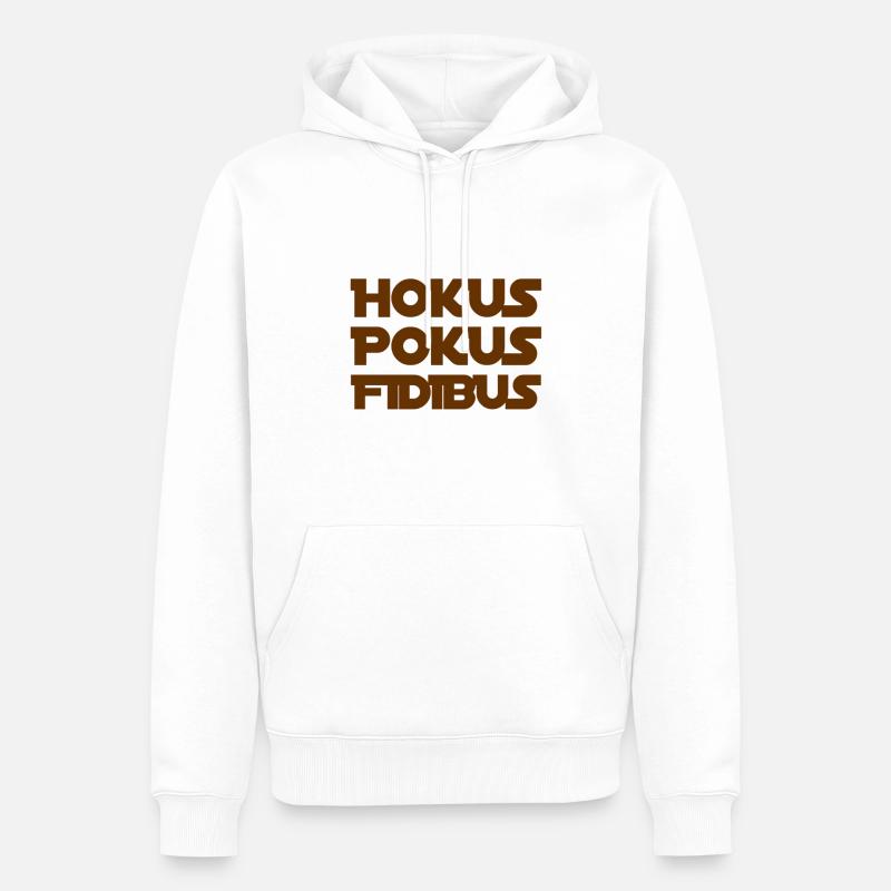 ich bin ein Zauberer - Männer Premium Bio Hoodie - Weiß