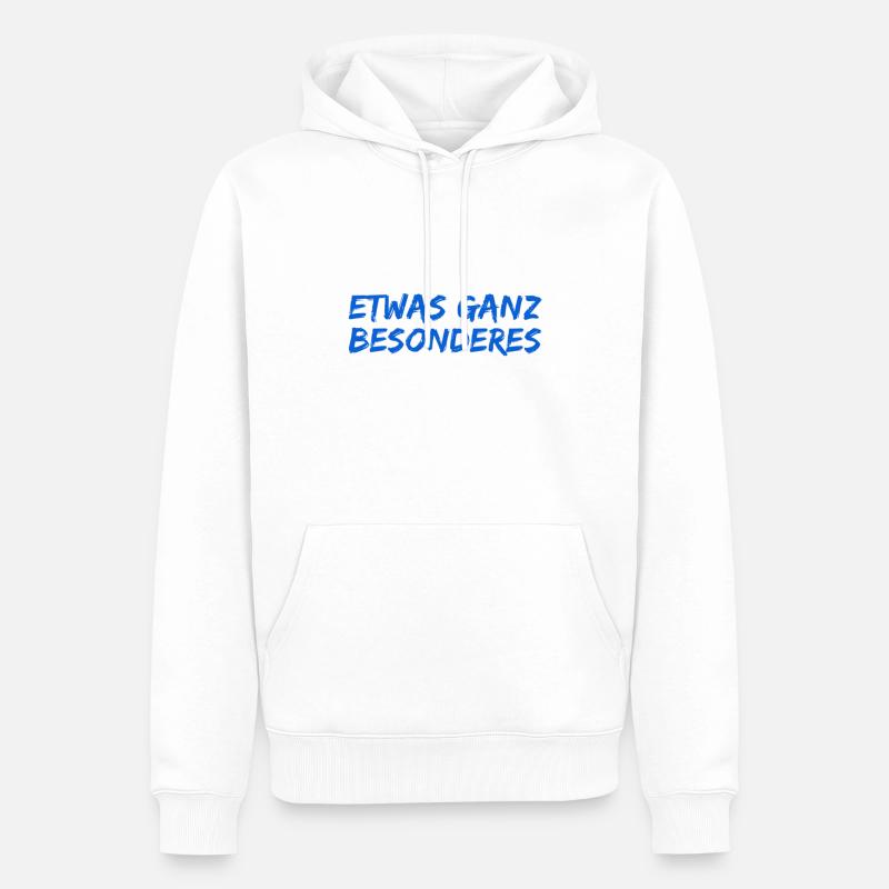 ich bin wunderbar - Männer Premium Bio Hoodie - Weiß