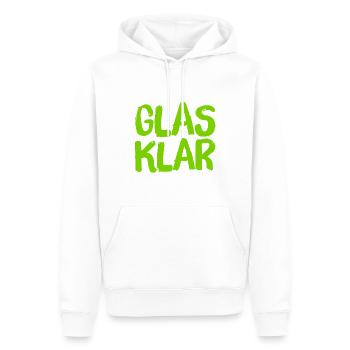 das ist sowas von klar - Männer Premium Bio Hoodie - Weiß - Vorne - Nico (187cm)