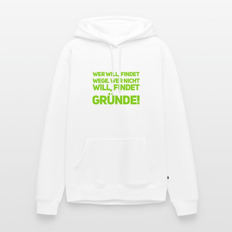 willst du, oder willst du nicht Männer Premium Bio Hoodie