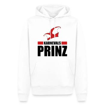 Karnevals Prinz Alaaf Fasching Kostüm - Männer Premium Bio Hoodie - Weiß - Vorne - Nico (187cm)