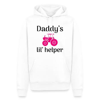 Kleiner Bauer Traktor Baby Junge Mädchen Lustiger Spruch - Männer Premium Bio Hoodie - Weiß - Vorne - Nico (187cm)