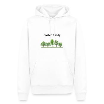 Ami de jardin - Sweat à capuche Premium bio Homme - blanc - Devant - Nico (187cm)