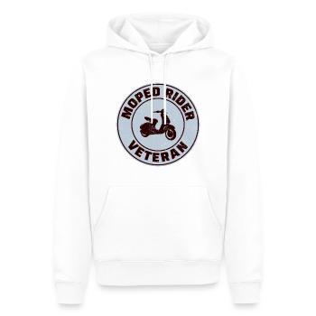 Roller Fahrer Scootering Motorrad Moped Bike - Männer Premium Bio Hoodie - Weiß - Vorne - Nico (187cm)