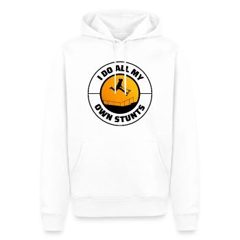 Stunt Scooter Freestyle Scootering Riding - Sweat à capuche Premium bio Homme - blanc - Devant - Nico (187cm)