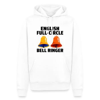Englisch Full-Circle Bell Ringer Klingeln UK England - Männer Premium Bio Hoodie - Weiß - Vorne - Nico (187cm)