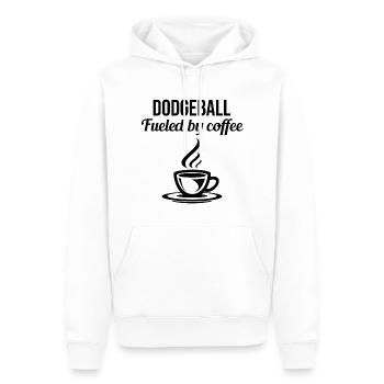 Völkerball Spieler Trainer Team Sport Kaffee Lustig - Männer Premium Bio Hoodie - Weiß - Vorne - Nico (187cm)