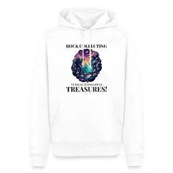 Gesteinssammler Geologie Fossiliensammler - Männer Premium Bio Hoodie - Weiß - Vorne - Nico (187cm)