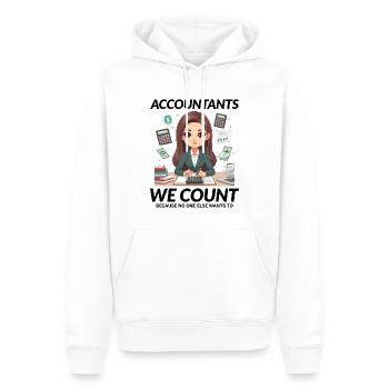 Buchhalter Buchhaltung Buchhaltung Finanzen Lustig - Männer Premium Bio Hoodie - Weiß - Vorne - Nico (187cm)