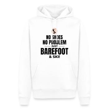 Pieds nus Ski nautique Sports extrêmes Pieds nus - Sweat à capuche Premium bio Homme - blanc - Devant - Nico (187cm)