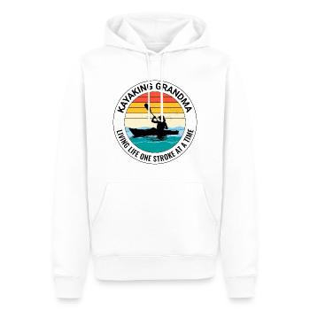 kayak Gradma Kayak Canoë Kayak Drôle - Sweat à capuche Premium bio Homme - blanc - Devant - Nico (187cm)