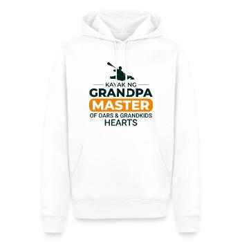 kayak Gradpa Kayak Canoë Kayak Drôle - Sweat à capuche Premium bio Homme - blanc - Devant - Nico (187cm)