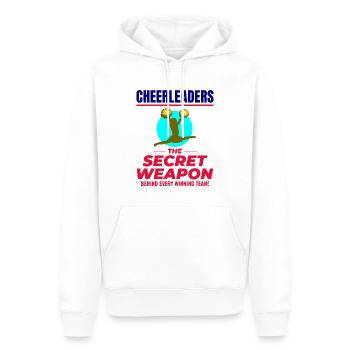 Pom-pom girl Cheerleading Girl Cheering Cheer Squad - Sweat à capuche Premium bio Homme - blanc - Devant - Nico (187cm)