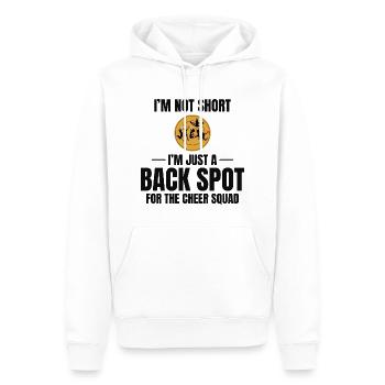 Pom-pom girl Cheerleading Girl Cheering Cheer Squad - Sweat à capuche Premium bio Homme - blanc - Devant - Nico (187cm)