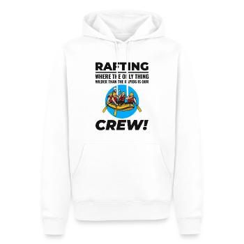 Rafting Team Raft Wildwasser Rafter Paddel Lustig - Männer Premium Bio Hoodie - Weiß - Vorne - Nico (187cm)