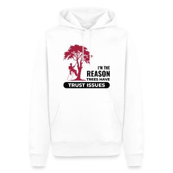 Baumpfleger Baumchirurg Kletterer Klettertrimmer - Männer Premium Bio Hoodie - Weiß - Vorne - Nico (187cm)
