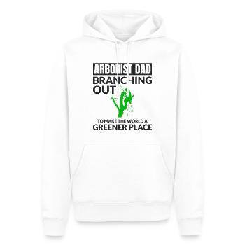 Baumpfleger Baumchirurg Kletterer Klettertrimmer - Männer Premium Bio Hoodie - Weiß - Vorne - Nico (187cm)