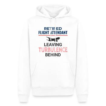 Flugbegleiter im Ruhestand Flugbegleiter Flugbegleiter - Männer Premium Bio Hoodie - Weiß - Vorne - Nico (187cm)