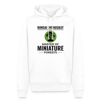 Japanischer Bonsai Gärtner Baum Sammler Gartenarbeit - Männer Premium Bio Hoodie - Weiß - Vorne - Nico (187cm)