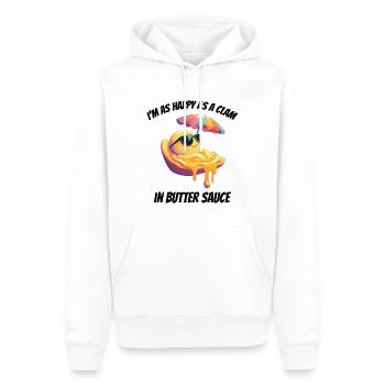 Clam Shell Seashells Collector Beachcomber Beach - Men’s Premium Organic Hoodie - white - Front - Nico (187cm)