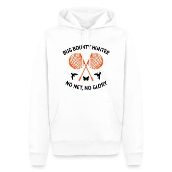 Collectionneur d’insectes Entomologie Entomologiste Amateur d’insectes - Sweat à capuche Premium bio Homme - blanc - Devant - Nico (187cm)